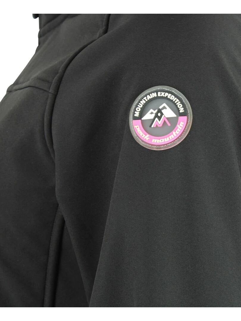 Blouson softshell ACLAUDIO   PEAK MOUNTAIN   Noir Noir