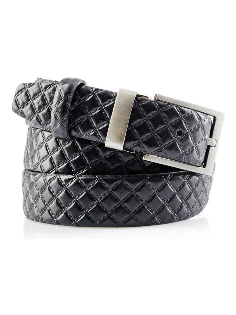 Ceinture Plein Cuir Miasto Fabrication UE Noir
