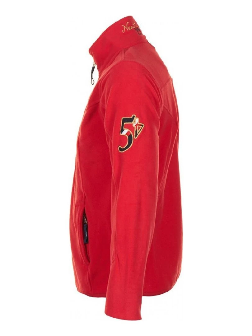 Blouson polaire homme CAUBIN   VENT DU CAP   Rouge