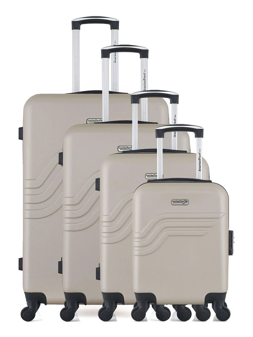 AMERICAN TRAVEL SET DE 4 QUEENS M Beige