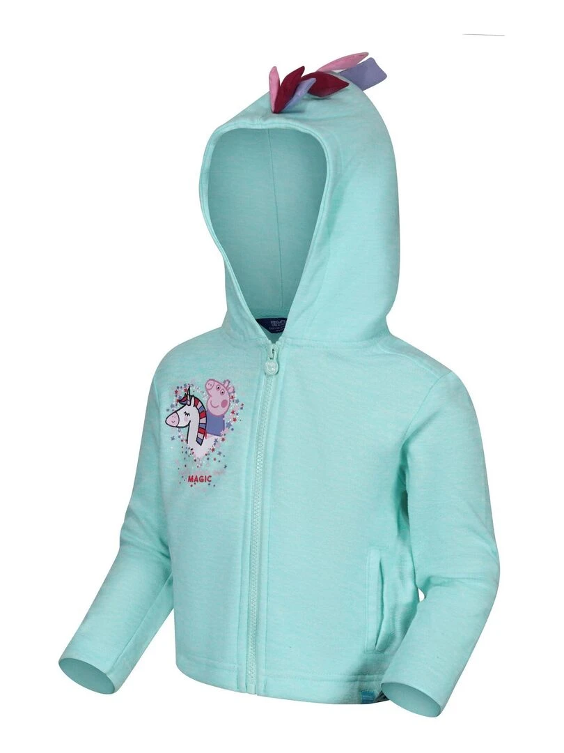 Regatta   Veste à capuche   Bébé fille   Bleu ciel