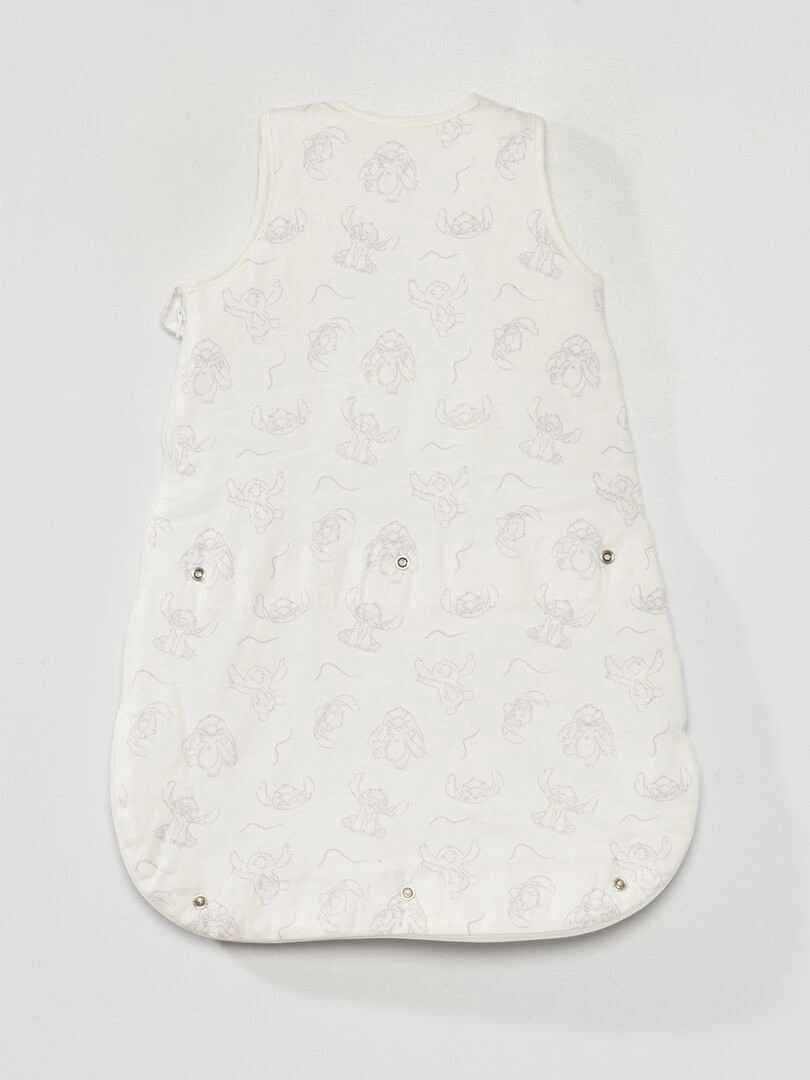 Gigoteuse ouatinée avec manches longues   Blanc