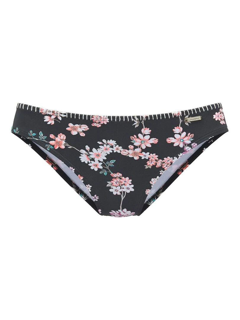 Bas maillot slip de bain Ditsy Noir