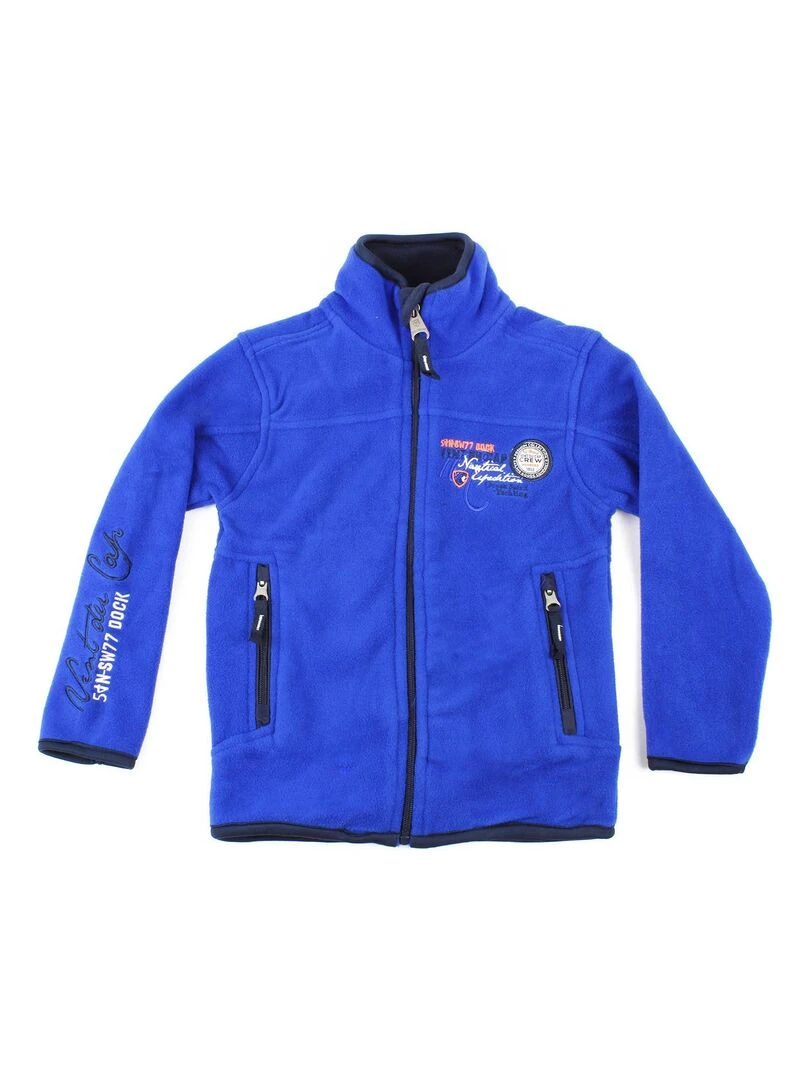 Blouson polaire garçon ECOPA VENT DU CAP Bleu