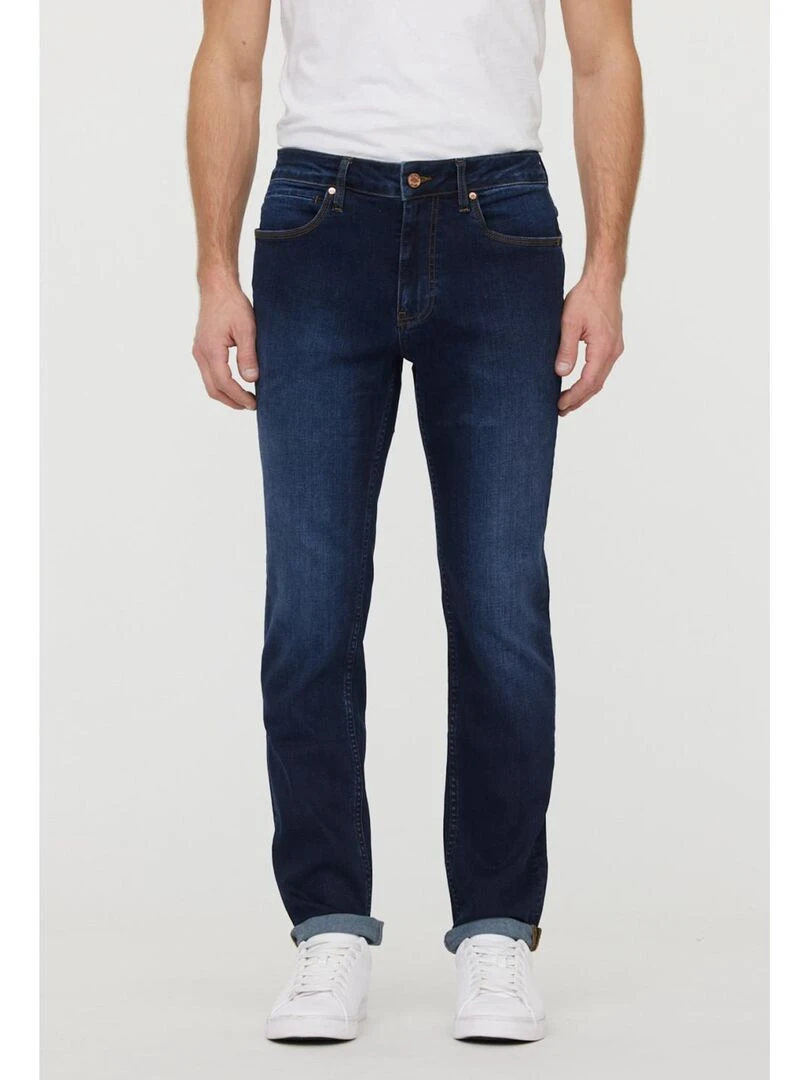 Lee Cooper Jean coton straight 122Z Bleu foncé