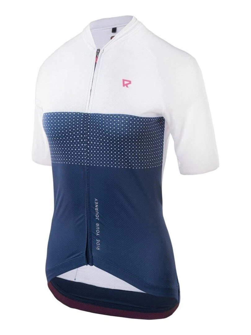 Radvik   Maillot de cyclisme ECHO   Bleu Blanc