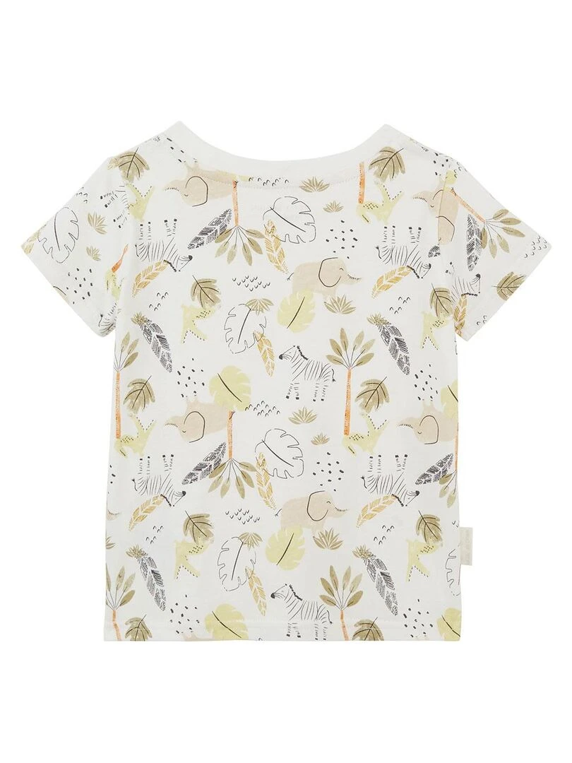 Pyjama enfant manches courtes écru Zagora   Ecru