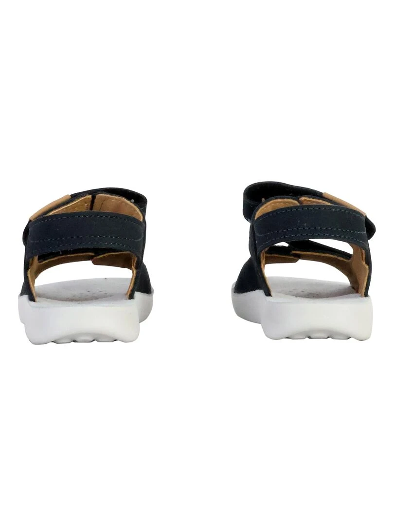 Sandales Cuir Enfant Geox LightFloppy   Bleu