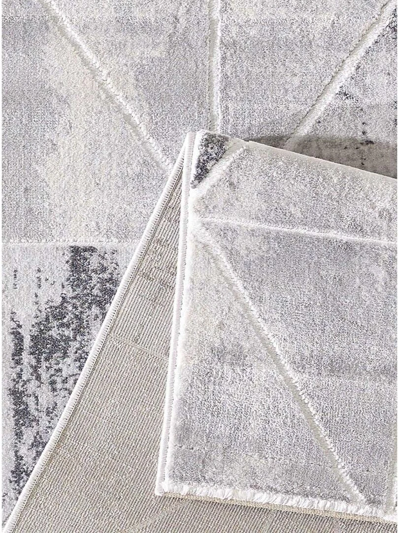 Tapis salon VOLITRO OEKO TEX® Gris