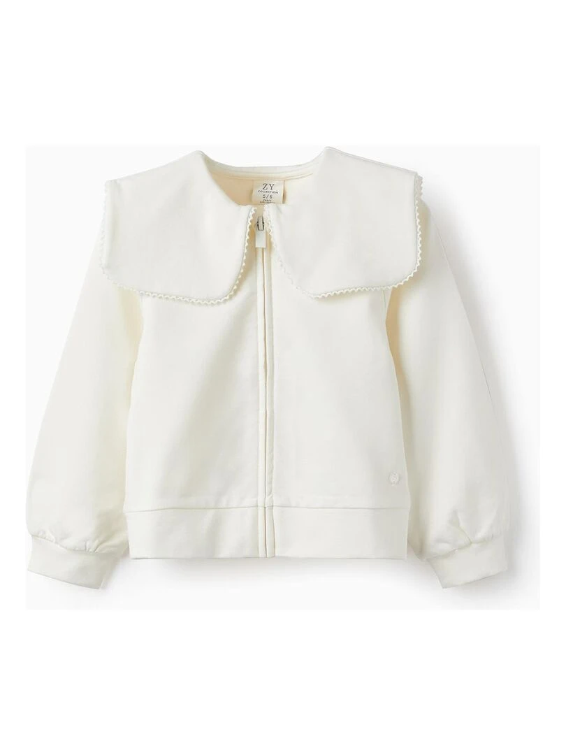 Manteau en coton pour fille ATLANTIC COMPANY Beige clair