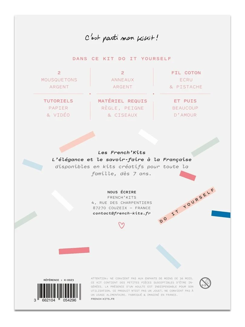 Coffret Macramé   2 Porte clés Nœud & Torsade   N/A