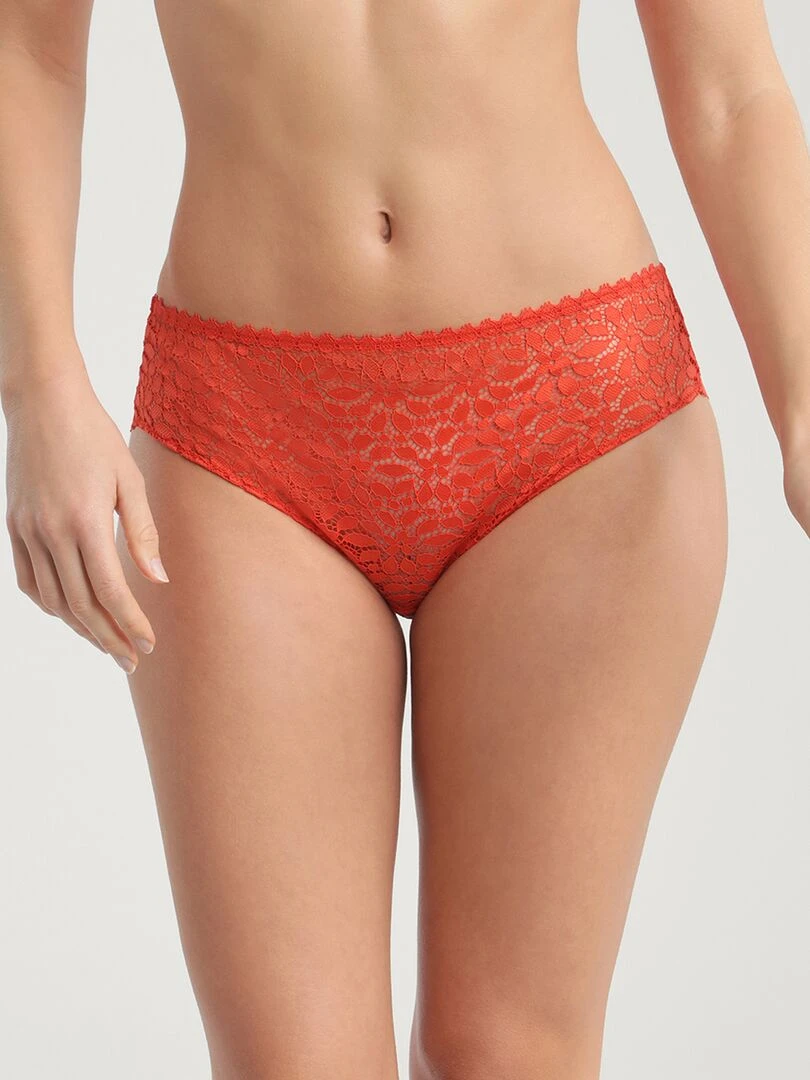 Slip en dentelle 'DIM' 'Daily Dentelle' Rouge