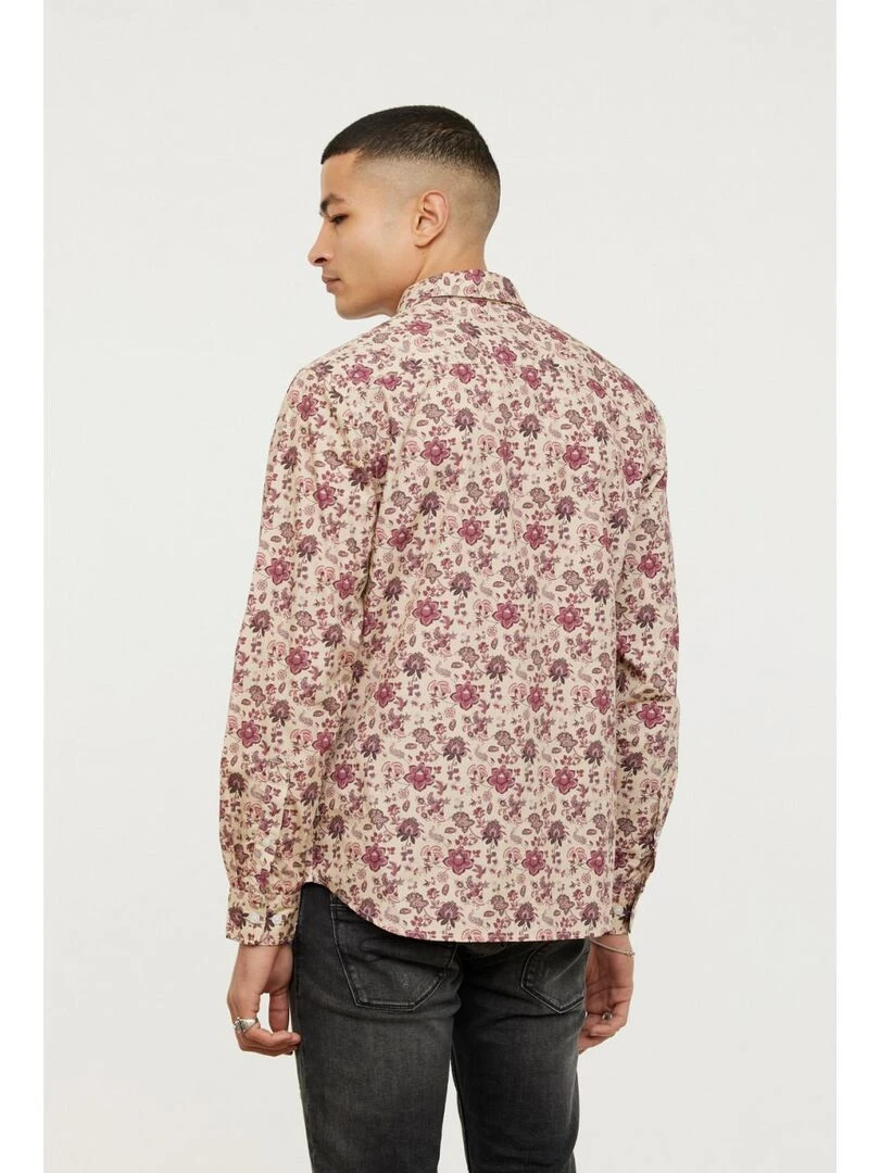 Lee Cooper   Chemise manches longues coton regular DAON   Gris