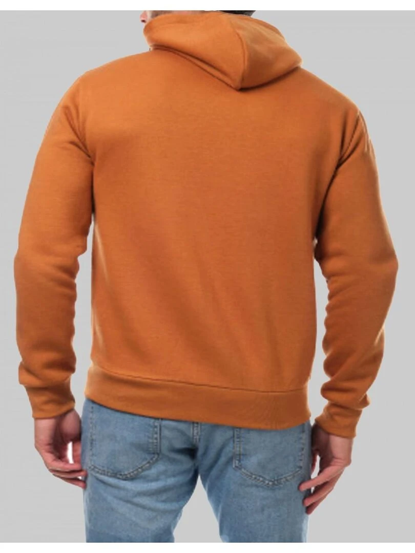 Sweat à capuche zippé Kebello   Beige