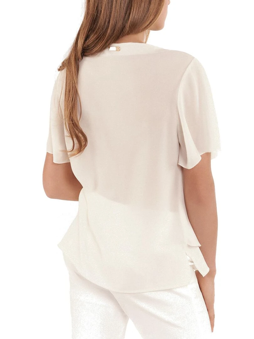 Top manches courtes Ensenada   Ecru