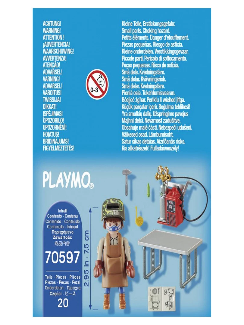 70597 'playmobil' Soudeur Spécial Plus   N/A