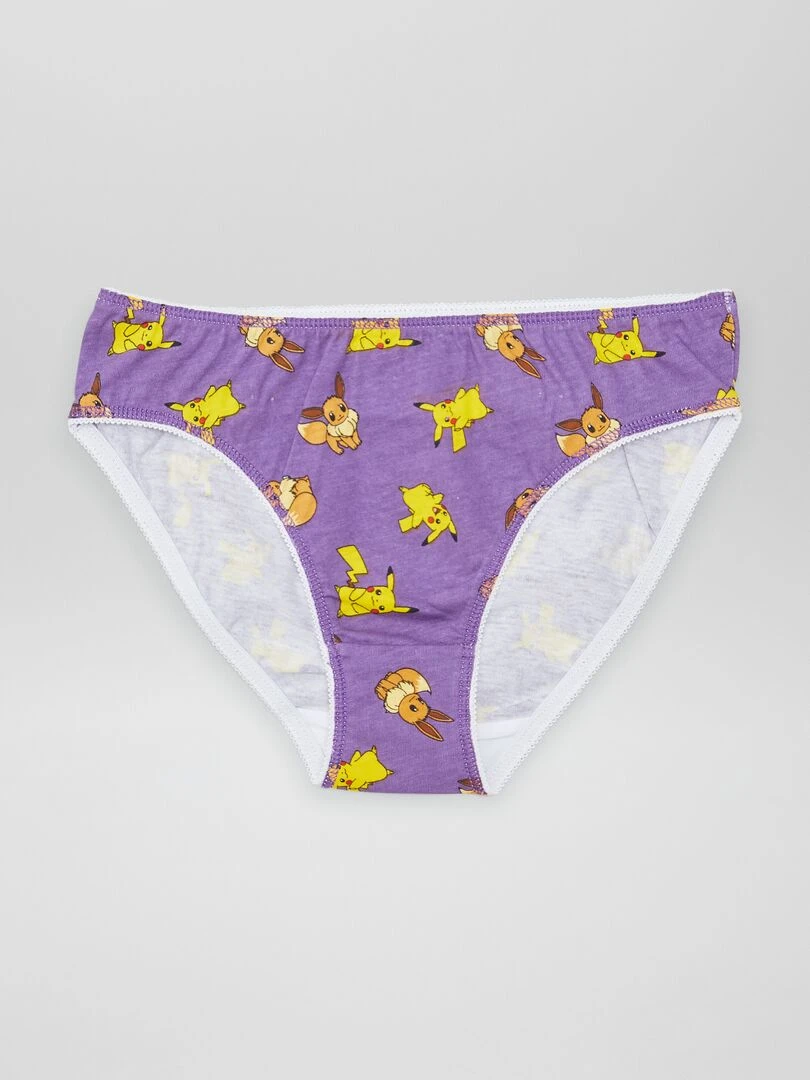 Lot de 3 culottes 'Pokémon'   Rose/violet/blanc