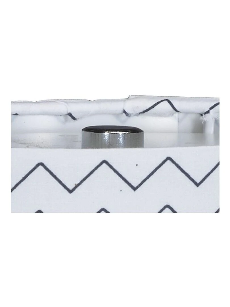 Lampe de chevet avec pied en coton blanc   SAUTHON   Blanc