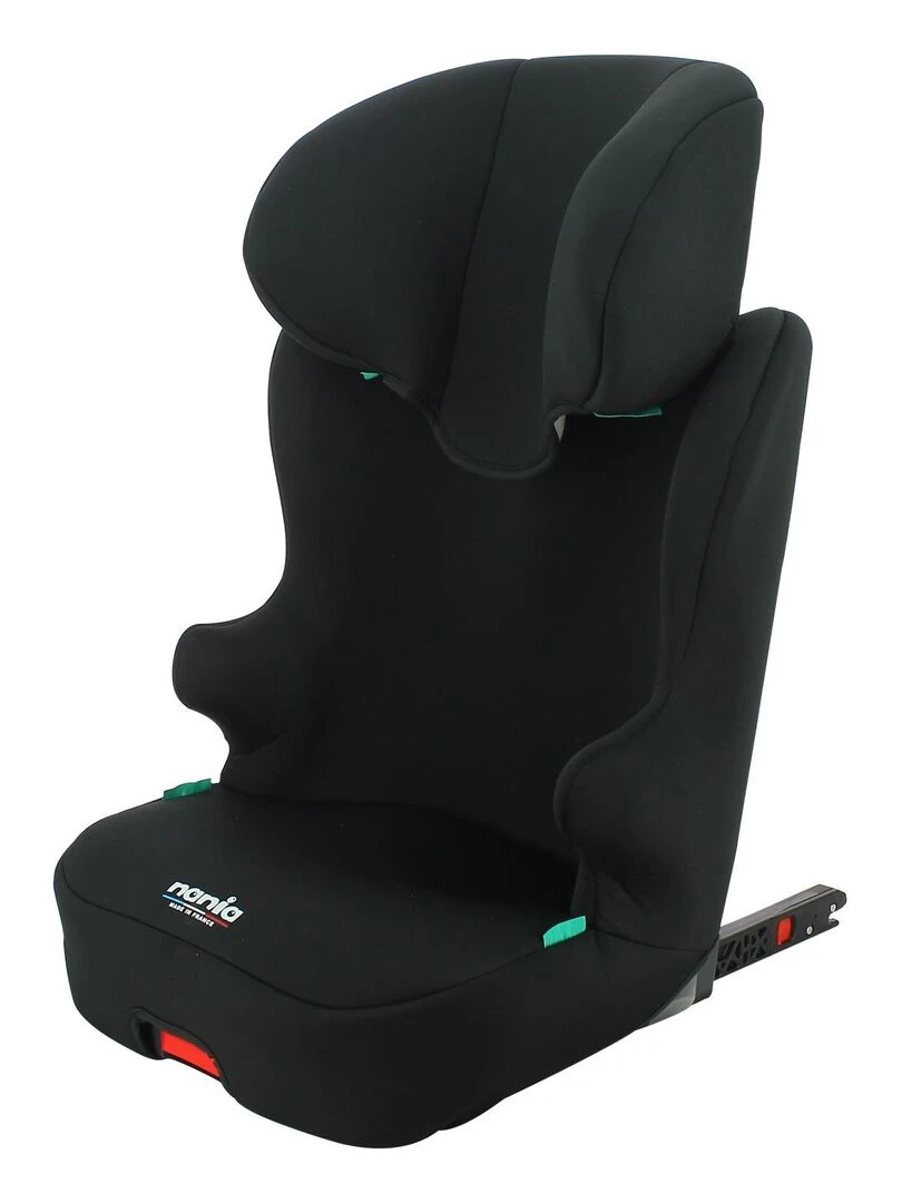 Nania – Siège auto isofix START I FIX 106 140 cm R129 i Size – Fabrication Française Noir Marron