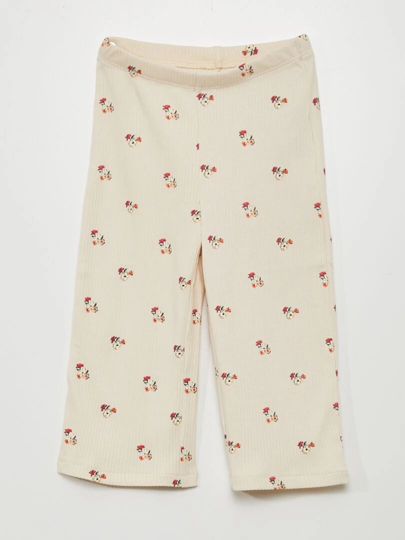 Ensemble pyjama à motif sweat + legging   2 pièces   Blanc