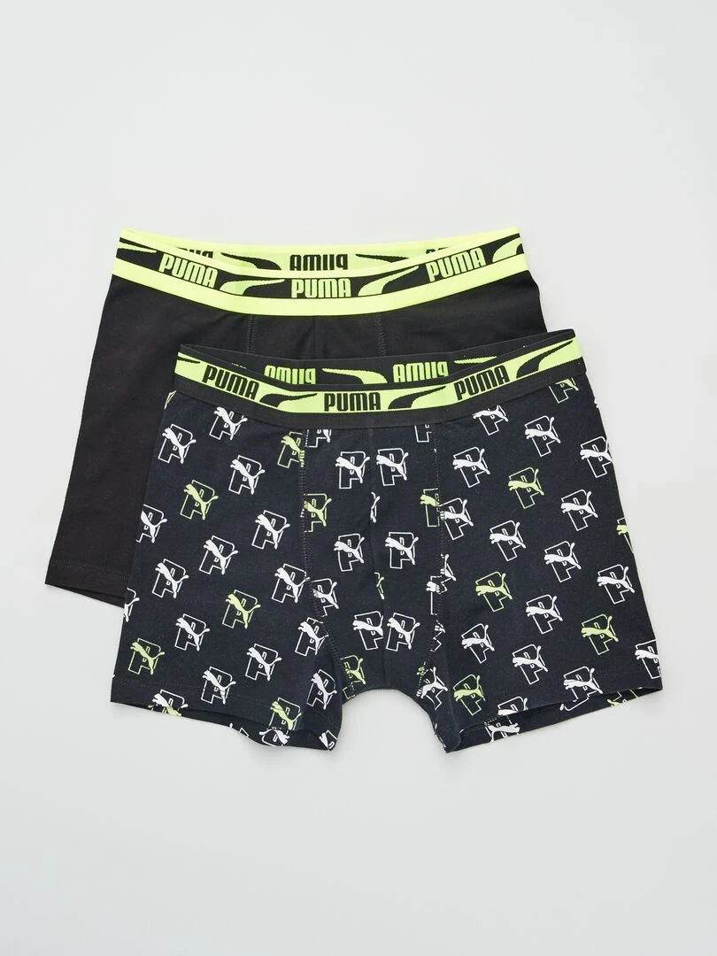 Boxers 'Puma' Lot de 2 Noir