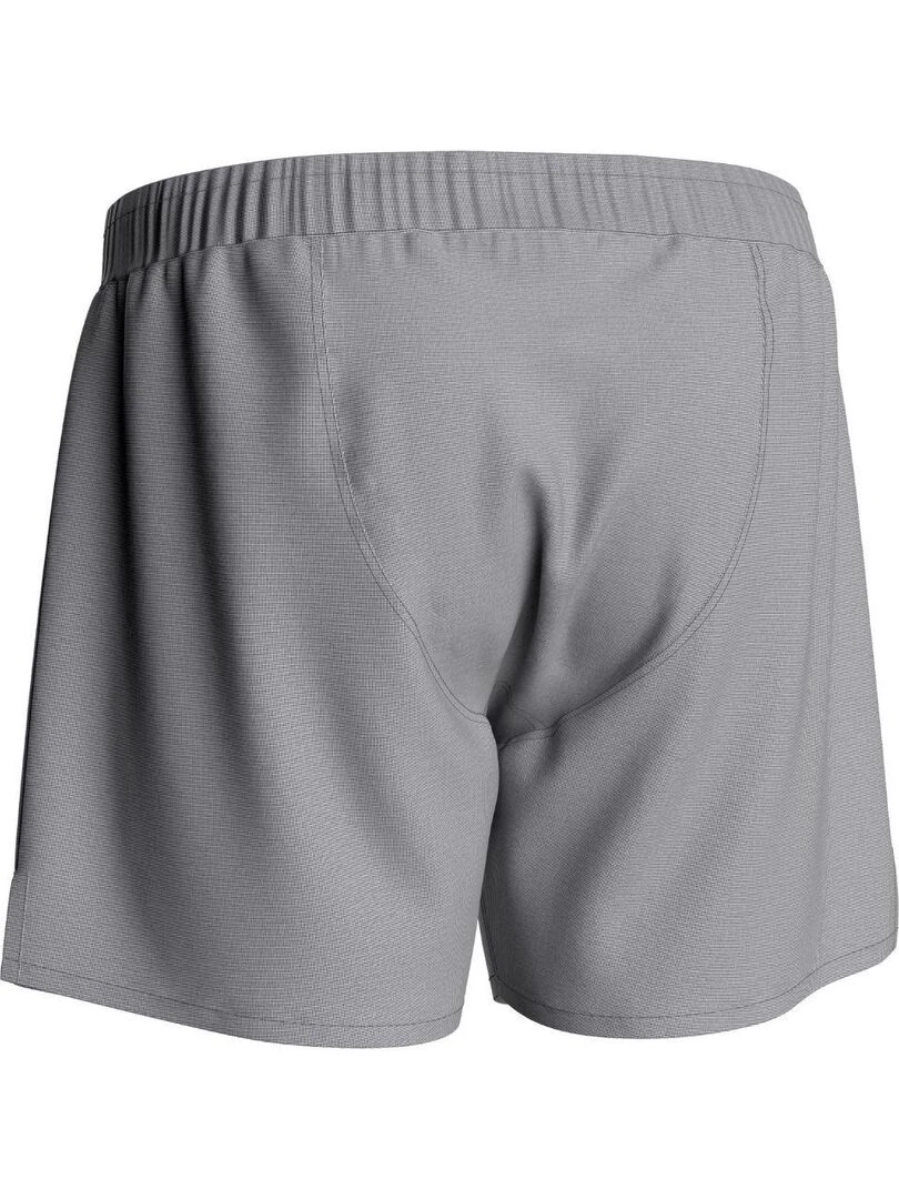 Caleçon en coton avec suspensoir American boxer Gris