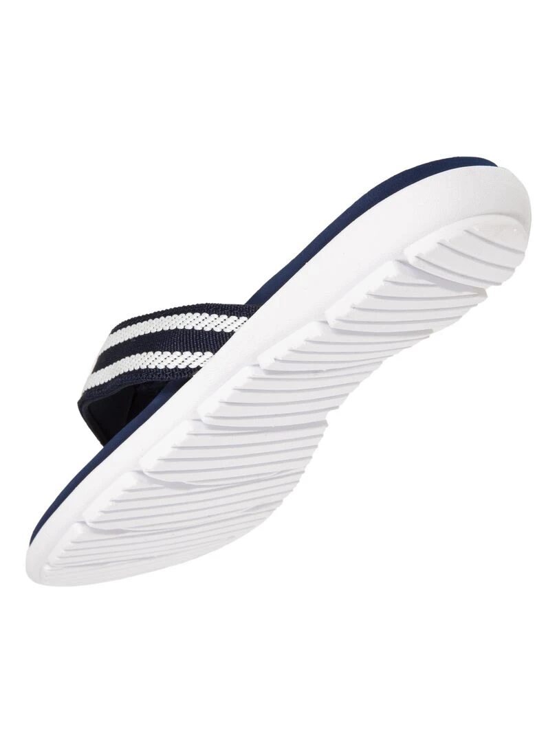 Tongs sport Femme confort tige rayure Marine   Bleu marine