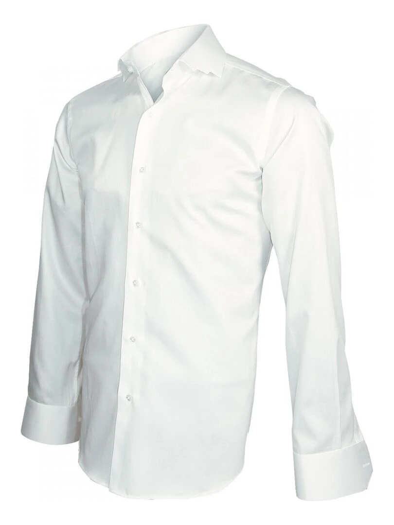 Chemise col crocodile SPARK   Blanc