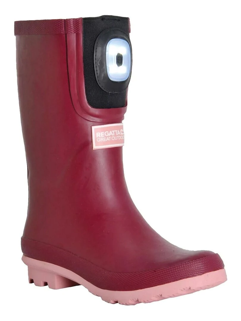 Regatta Bottes de pluie FAIRWEATHER SHINE BRITE Violet foncé