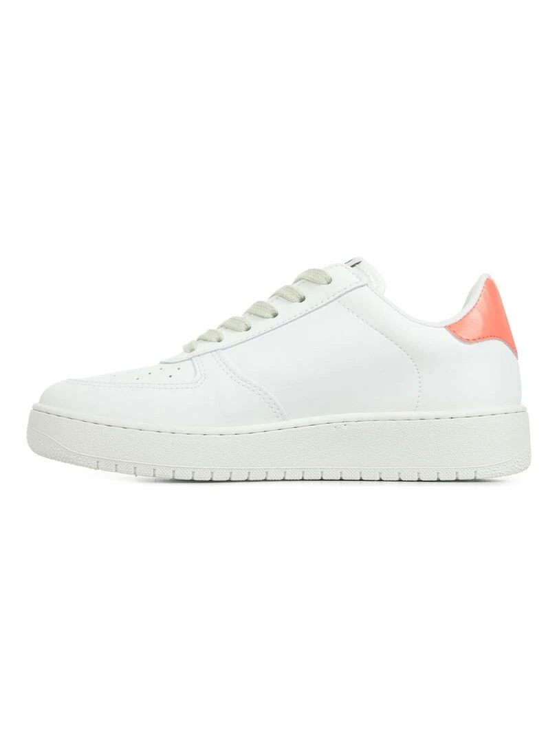 Baskets Victoria Madrid   Blanc Bleu ciel