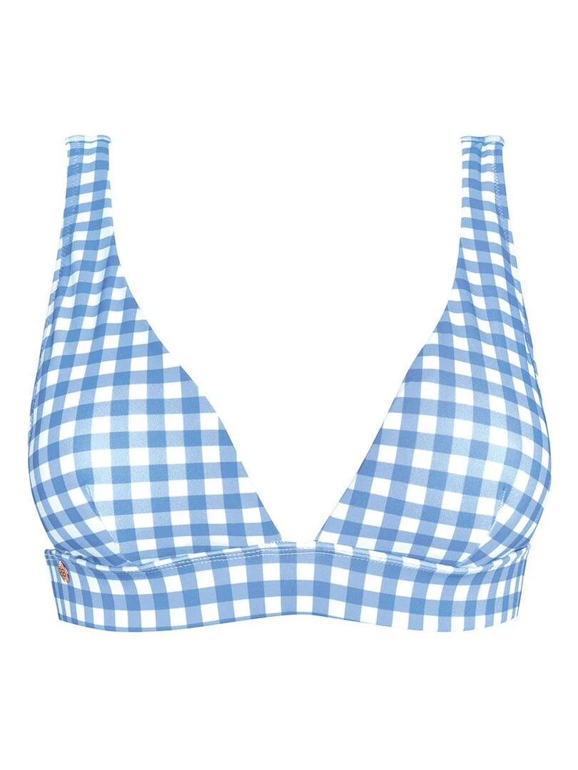 Haut de maillot triangle LEGENDE Brigitte Bardot Bain Bleu