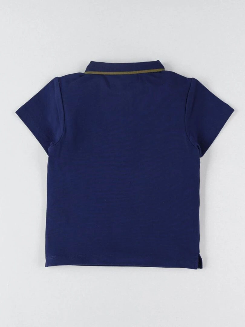 Polo en coton piqué Noukie's Bleu