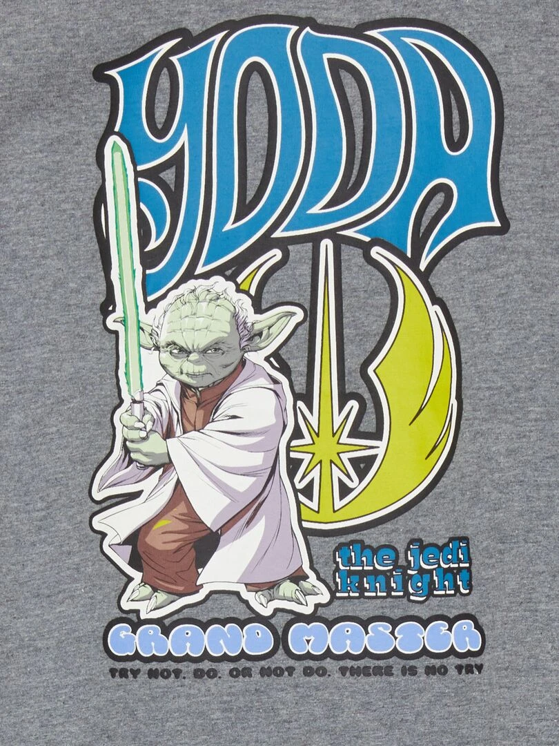 Ensemble pyjama 'Yoda' 'Star Wars' 2 pièces Gris