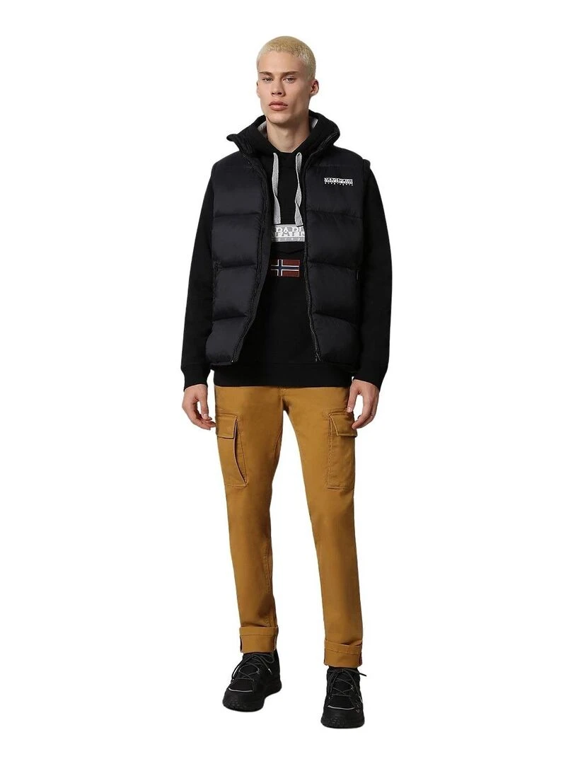 Sweat à Capuche Mixte Napapijri Burgee   Noir