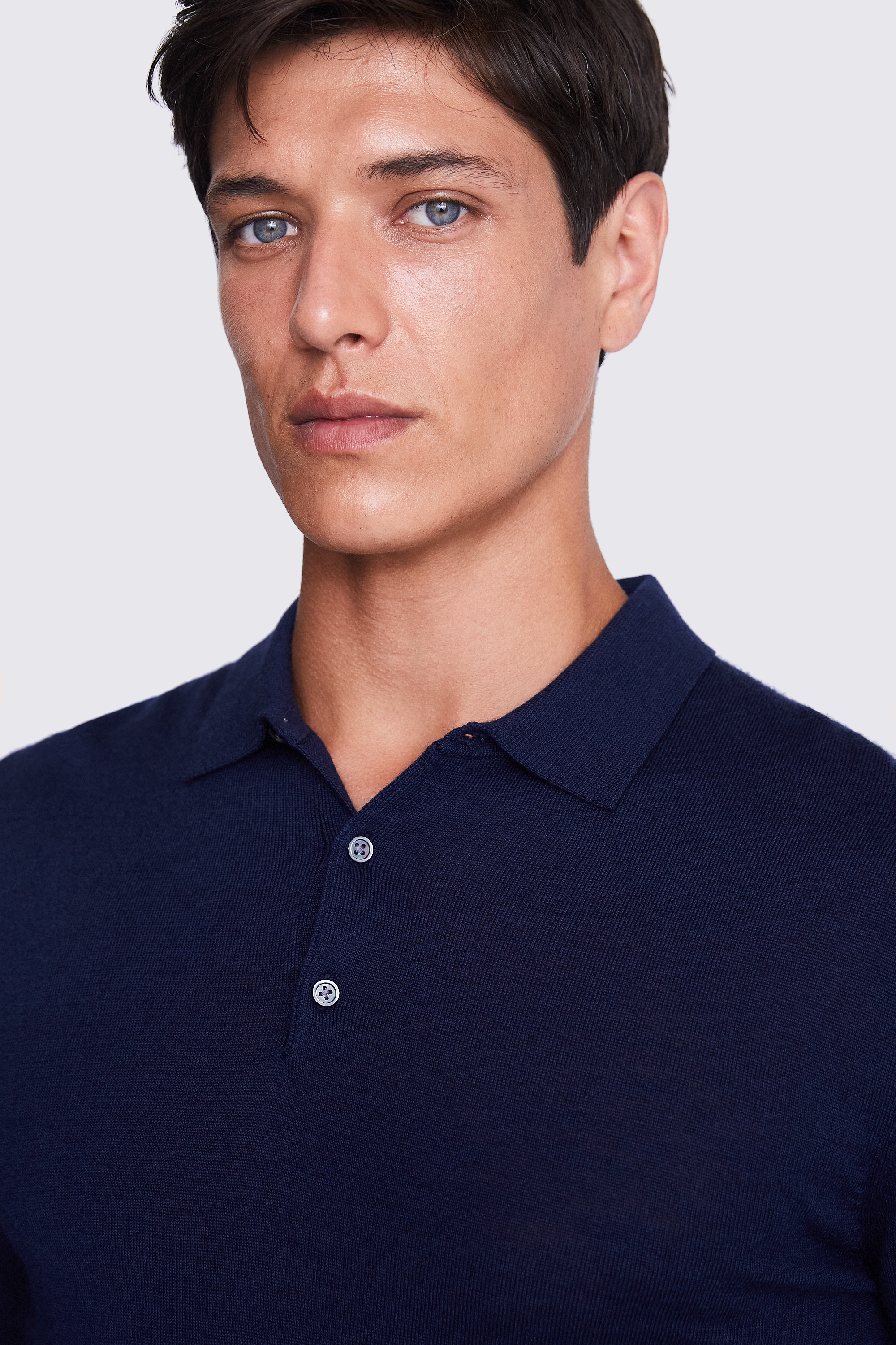 White Piqué Polo Shirt   Buy Online at Moss