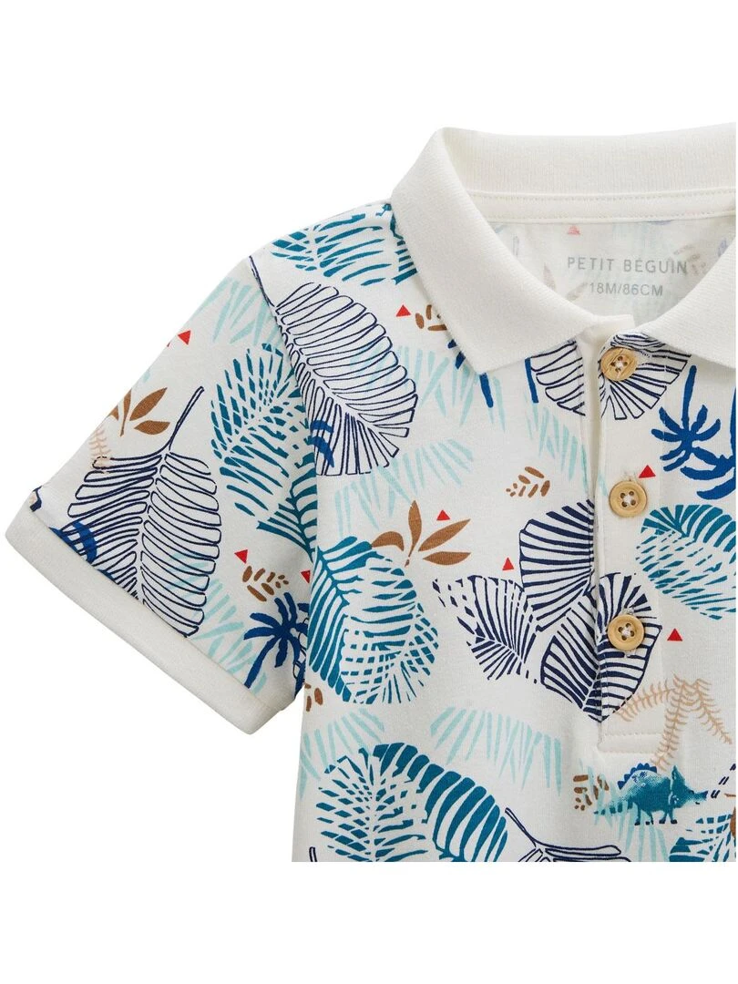 Polo enfant Santorini   Ecru