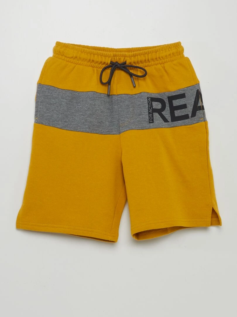 Ensemble débardeur short   2 pièces   Jaune