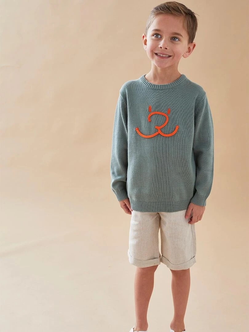 Pull Nouky en coton Noukie's Vert
