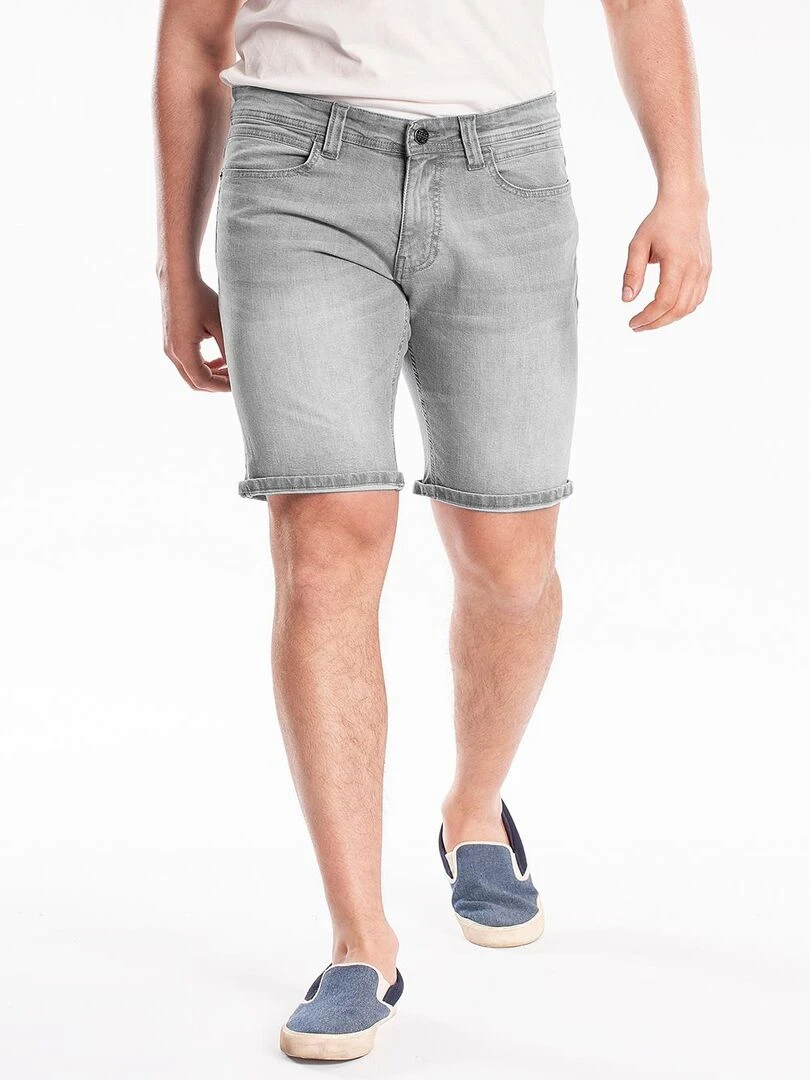 Bermuda denim stretch Fibreflex® CORGI 'Rica Lewis' Gris