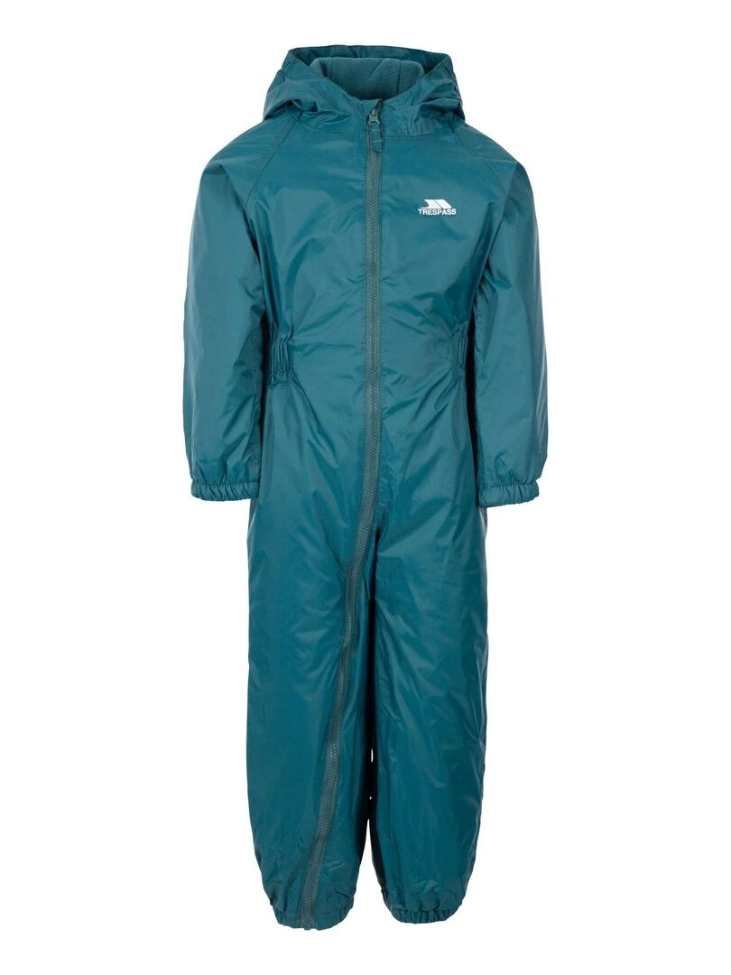 Trespass Dripdrop Combinaison imperméable unisexe Bleu lagon