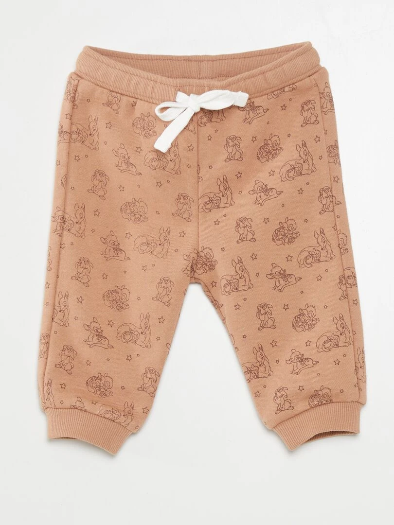 Ensemble sweat + pantalon + bavoir   Beige/marron