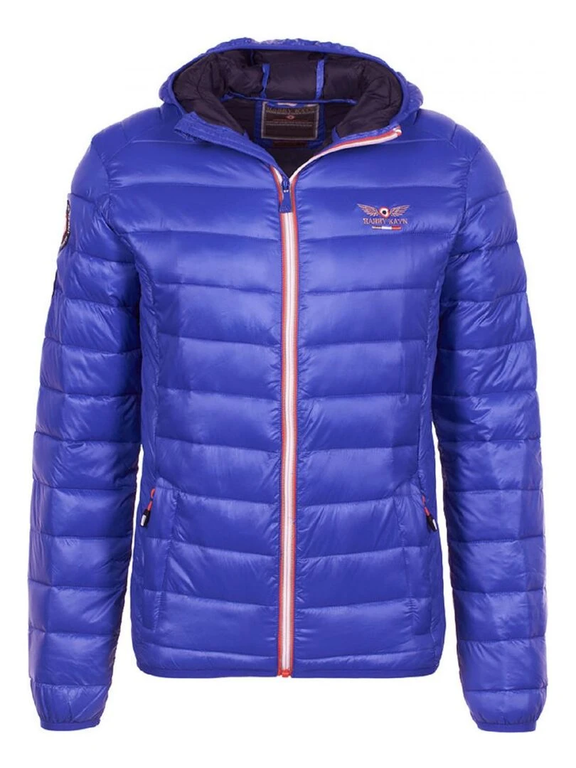 Doudoune fine à capuche homme COMAIN HARRY KAYN Bleu