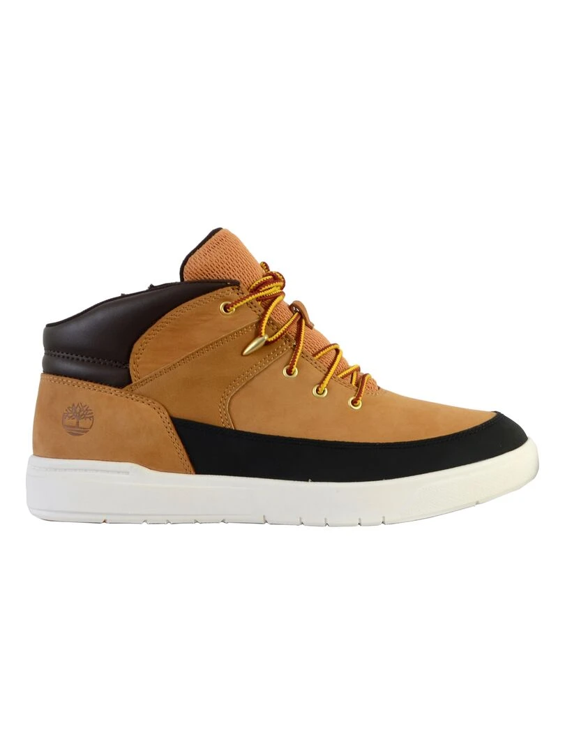 Basket Cuir Timberland Juniors Seneca Bay Mid Hiker Beige
