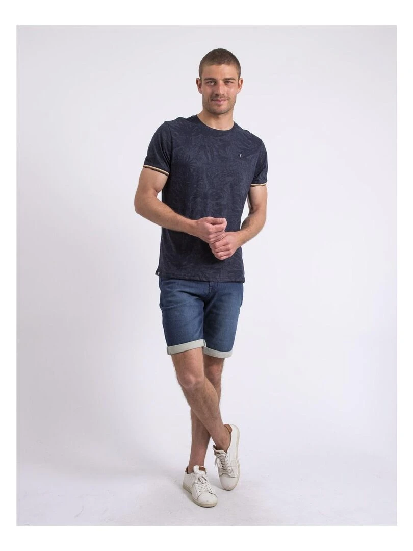 T shirt col rond NAGAEKO   Gris