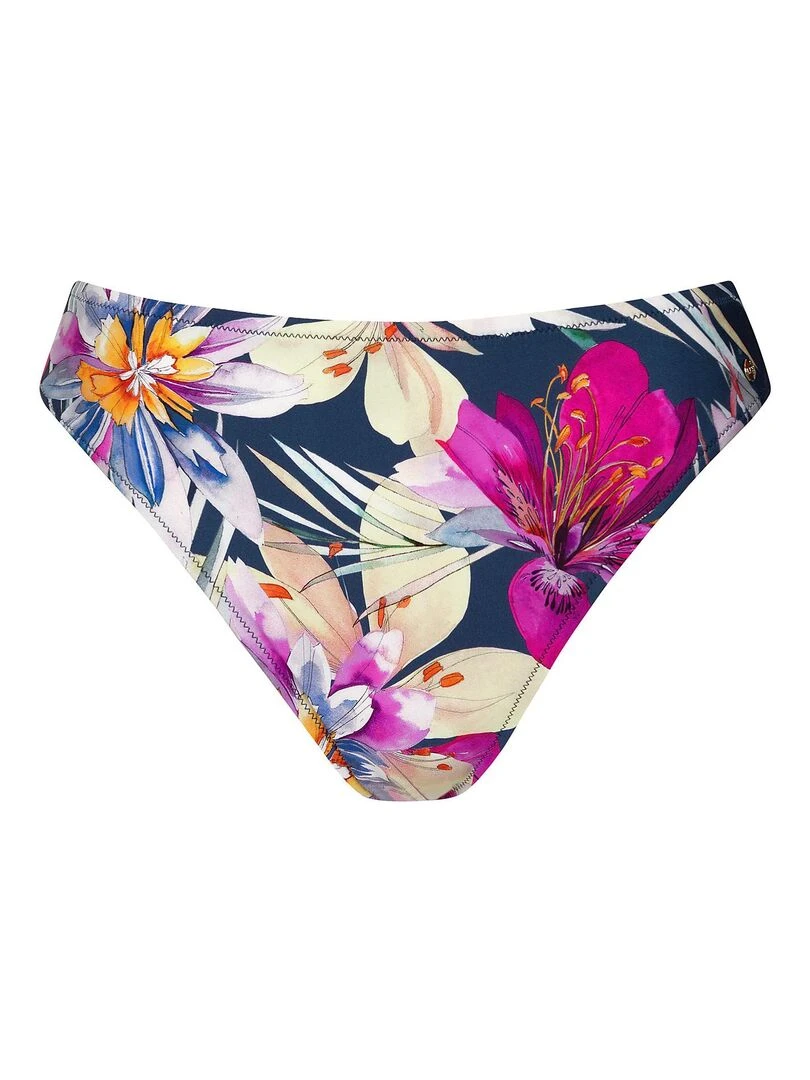 Bas maillot slip de bain échancré taille haute Tunis   Bleu