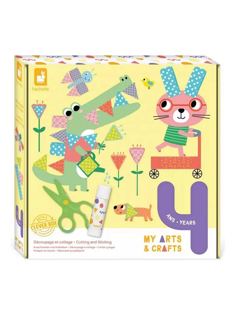 Coffret creatif decoupage et collage 4 ans   N/A
