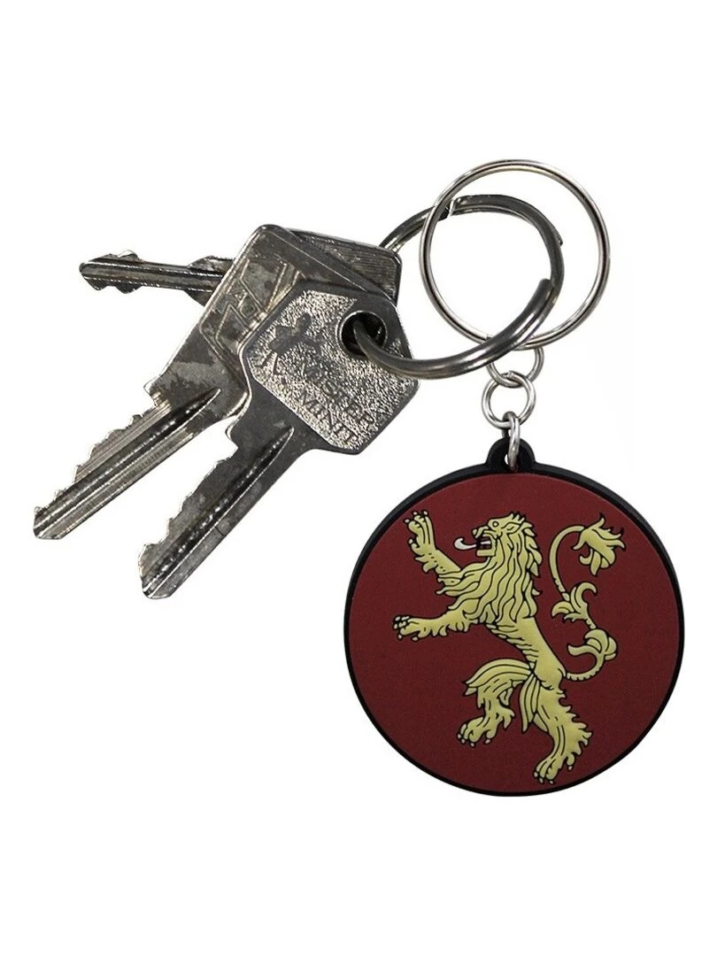 GAME OF THRONES Porte clés PVC Lannister   Rouge