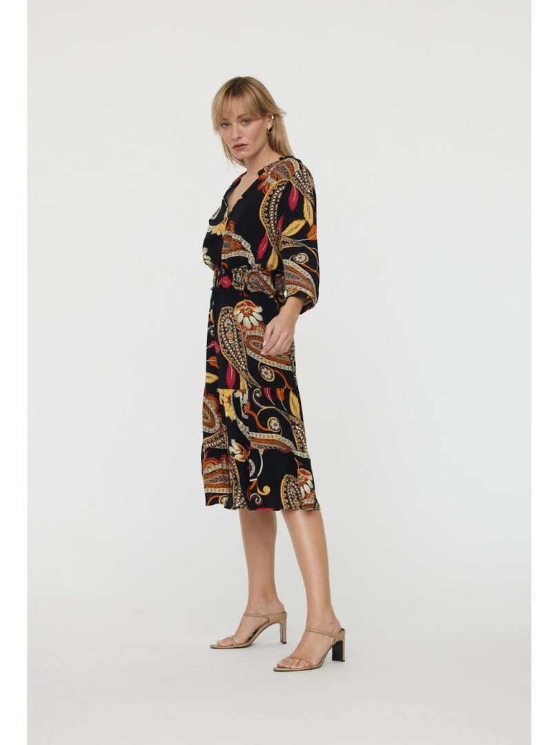 Lee Cooper   Robe manches longues polyester  LEXA   Noir