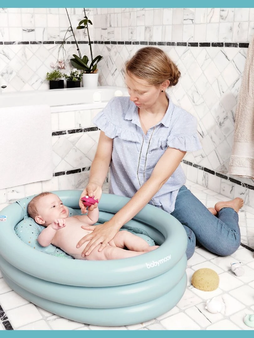 Baignoire Gonflable Évolutive Babymoov Bleu
