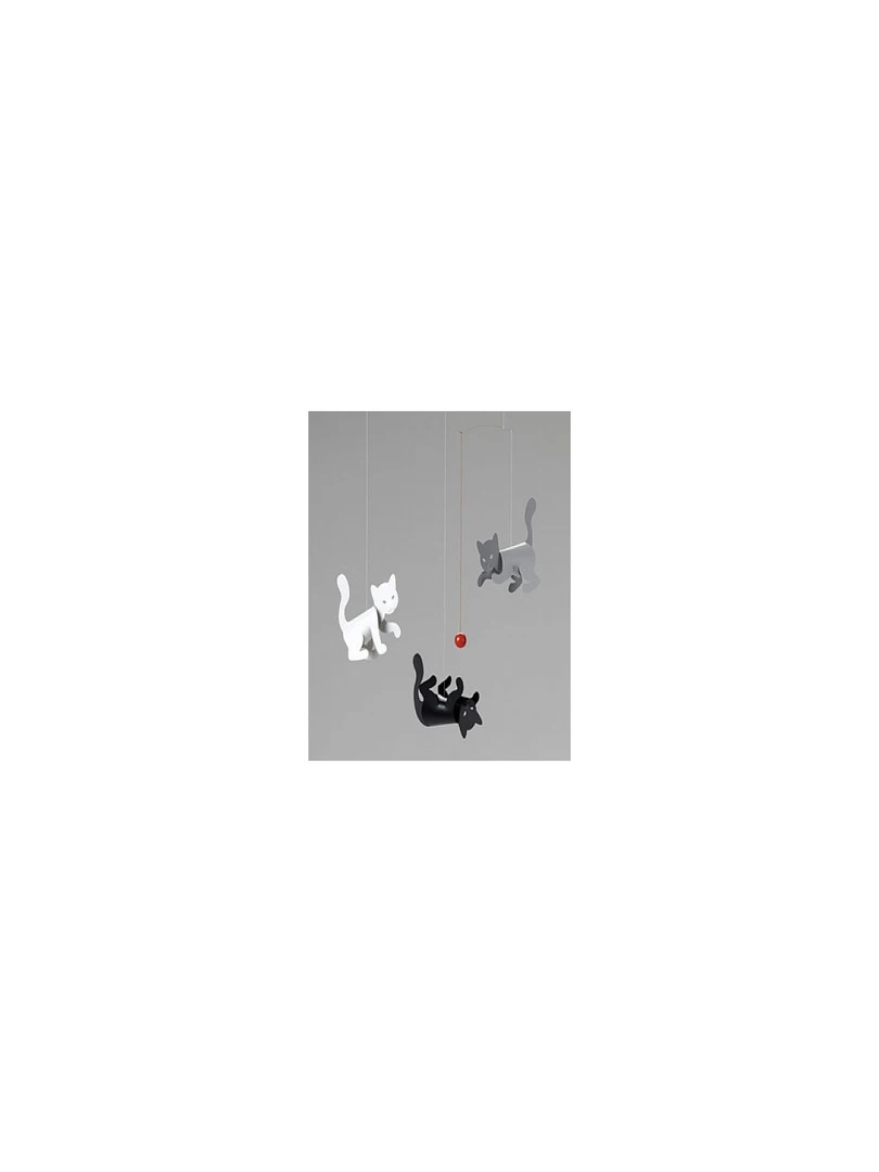 'flensted Mobiles' Kitty Cats Blanc